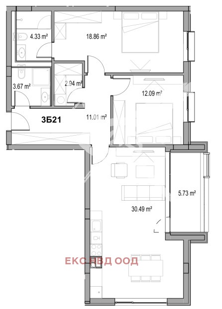 Продава 3-СТАЕН, гр. Пловдив, Христо Смирненски, снимка 1 - Aпартаменти - 49107478