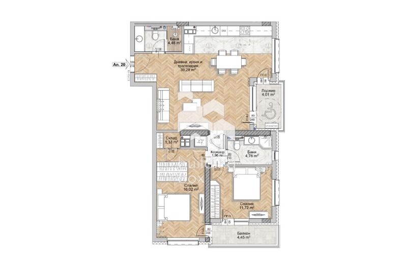 Продава 3-СТАЕН, гр. София, Люлин 8, снимка 2 - Апартаменти - 53452562
