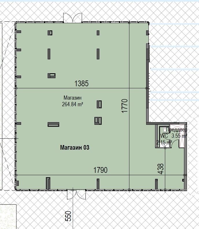 Zu verkaufen  Geschäft Sofia , Podujane , 340 qm | 95436186