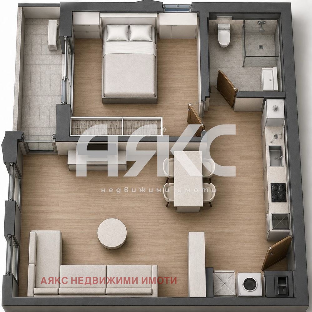 Продава 2-СТАЕН, гр. София, Хаджи Димитър, снимка 2 - Апартаменти - 54542168