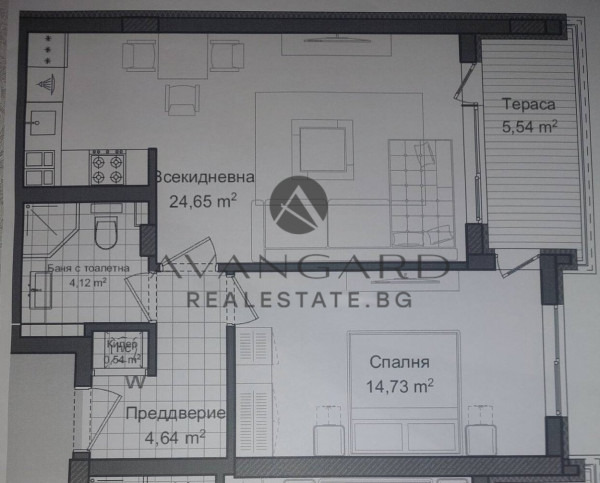 For Sale  1 bedroom Plovdiv , Karshiyaka , 77 sq.m | 11247731 - image [10]