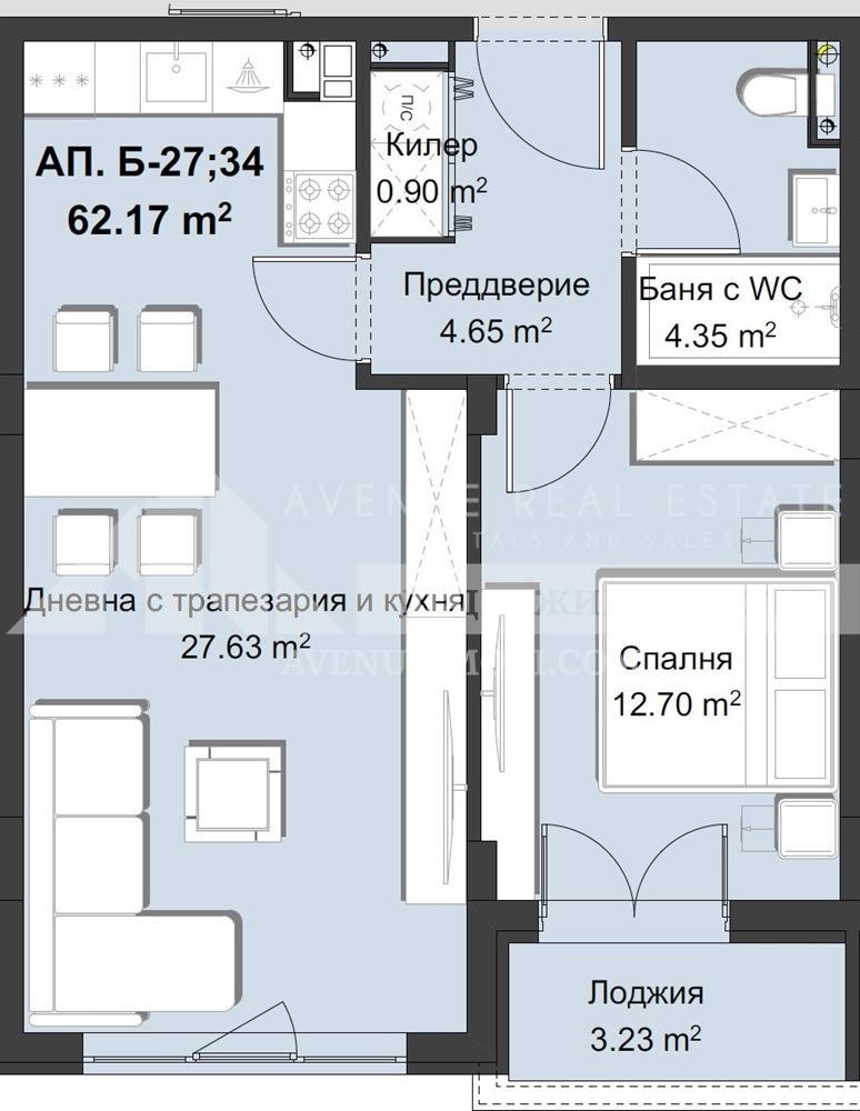 Na prodej  1 ložnice Plovdiv , Christo Smirnenski , 78 m2 | 48424681 - obraz [2]