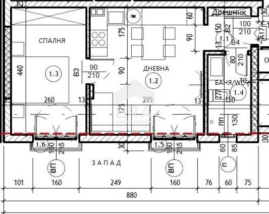 À venda  1 quarto Varna , Kaisieva gradina , 49 m² | 99842996 - imagem [12]