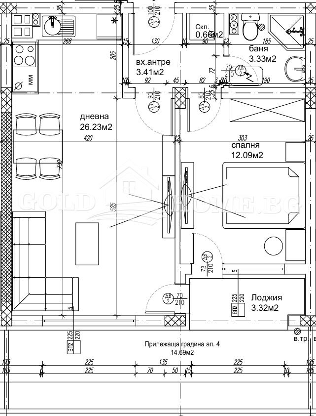 Продава  2-стаен град Пловдив , Остромила , 80 кв.м | 98249392 - изображение [2]