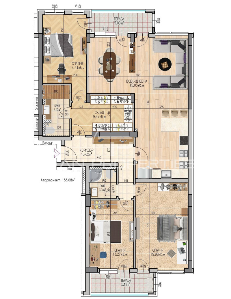 Продава  Многостаен град Пловдив , Тракия , 180 кв.м | 62741482 - изображение [14]