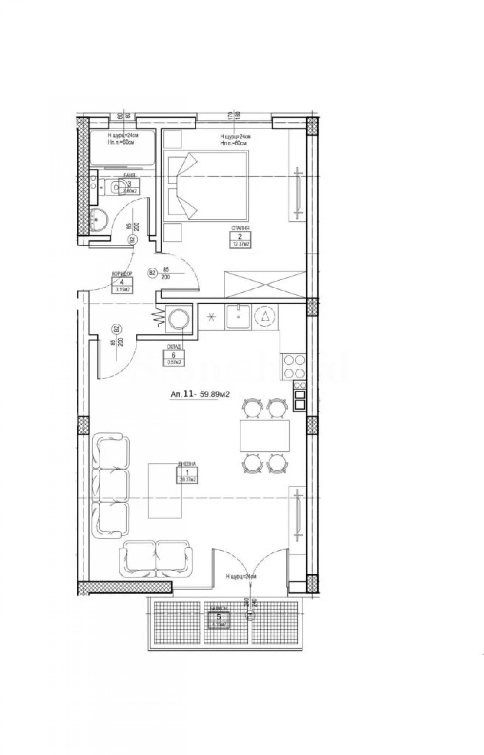Продава 2-СТАЕН, гр. София, Орландовци, снимка 3 - Апартаменти - 55937269