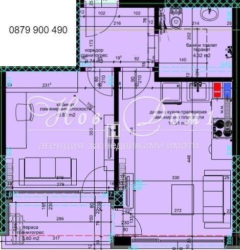 Продается  1 спальня Варна , Аспарухово , 50 кв.м | 72677280 - изображение [2]