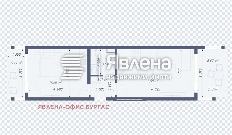 Продава 2-СТАЕН, с. Кошарица, област Бургас, снимка 8 - Апартаменти - 53447690