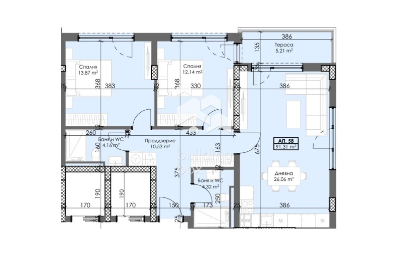 Продава 3-СТАЕН, гр. Пловдив, Тракия, снимка 3 - Aпартаменти - 47631556