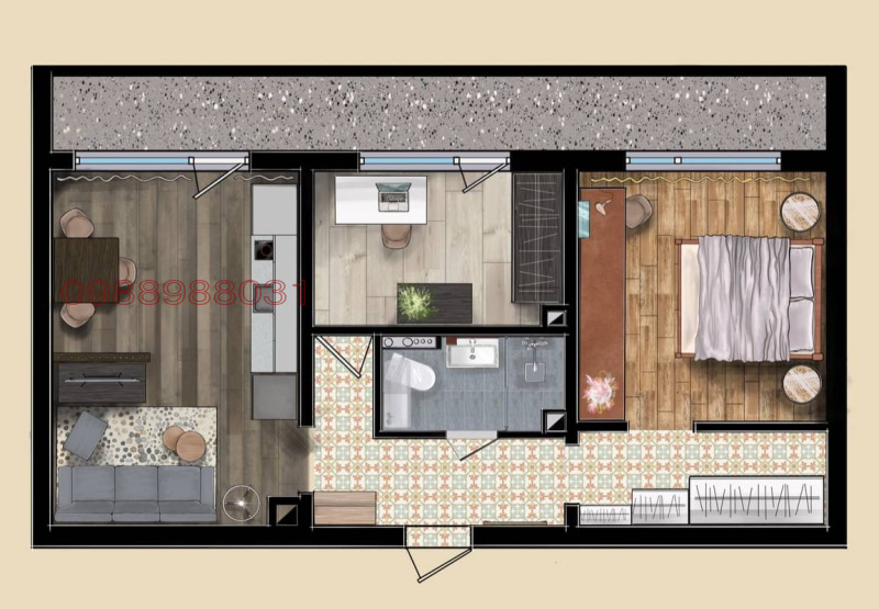 Продава  3-стаен град Добрич , Христо Ботев , 61 кв.м | 70570479 - изображение [10]
