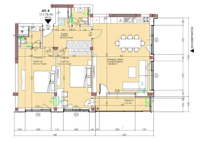 Продава  3-стаен град Пловдив , Христо Смирненски , 125 кв.м | 76302587 - изображение [17]