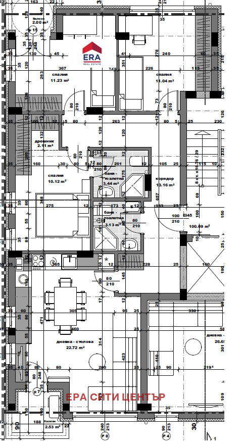 Na prodej  3 ložnice Stara Zagora , Centar , 110 m2 | 38938100