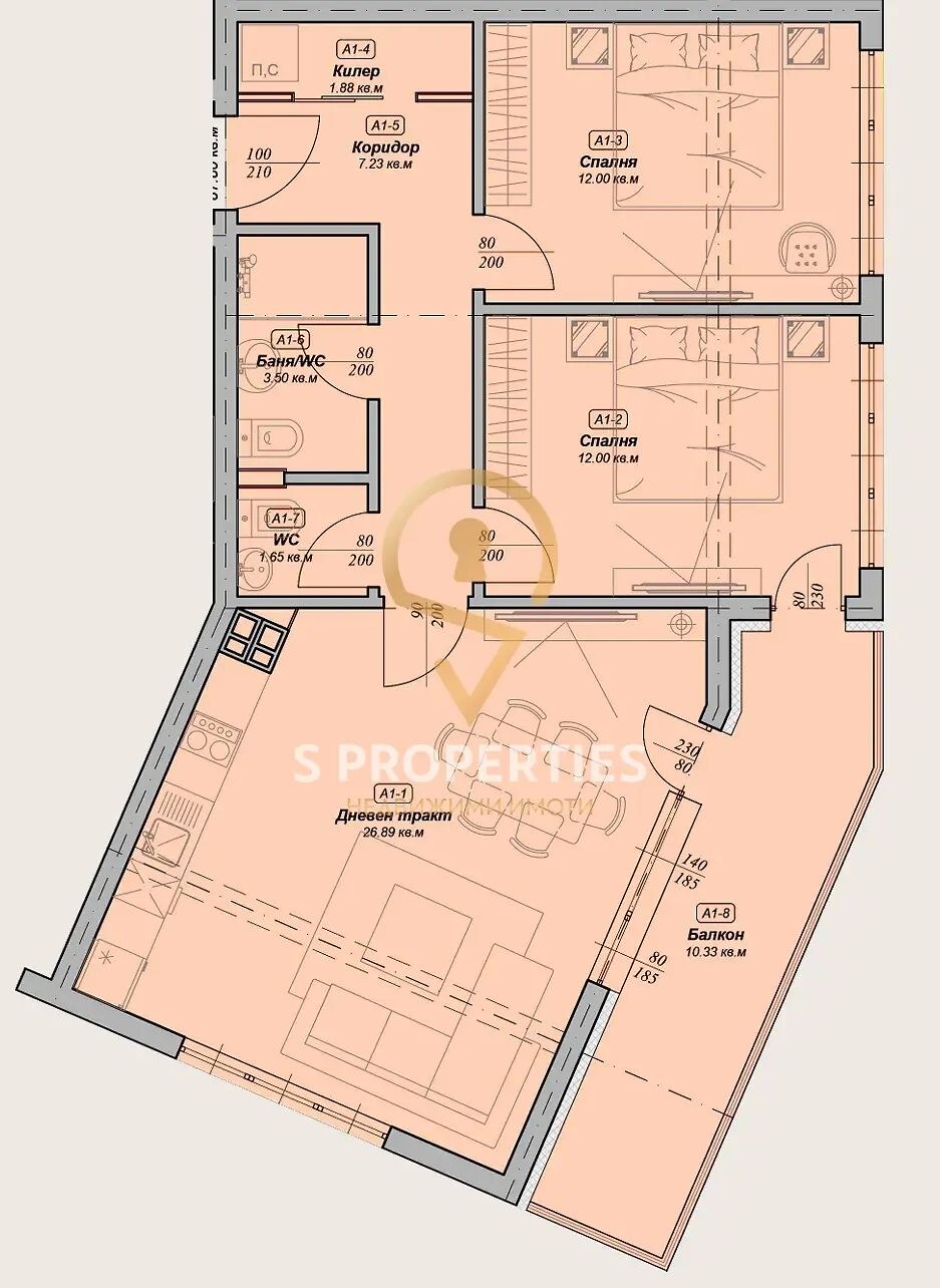 Продава 3-СТАЕН, гр. Варна, Галата, снимка 7 - Апартаменти - 54332499
