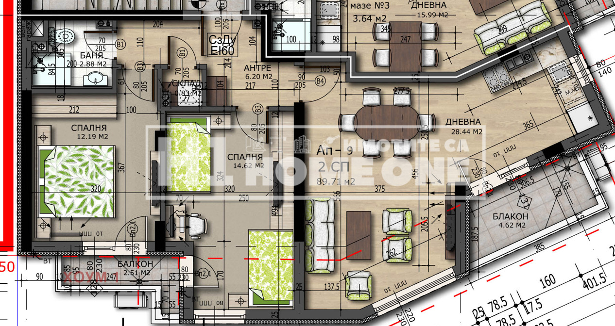 Продава 3-СТАЕН, гр. София, Редута, снимка 2 - Апартаменти - 56302581
