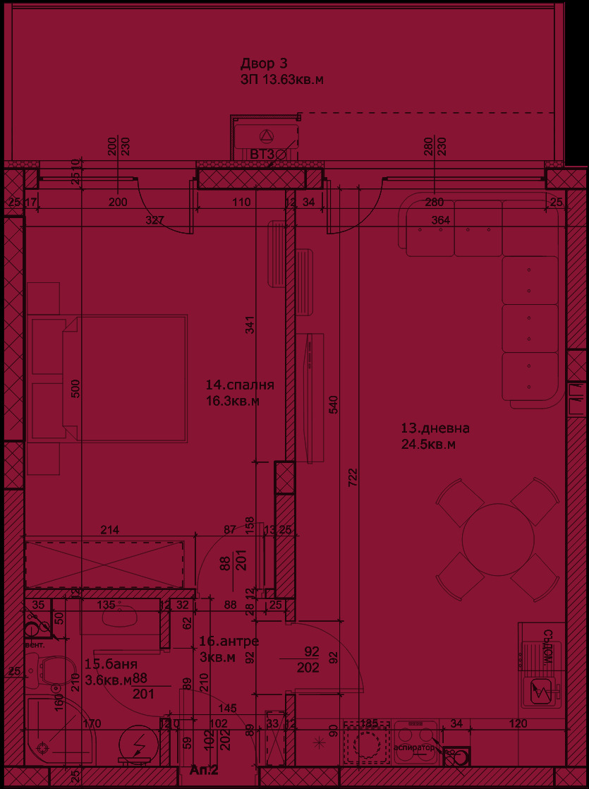 Продава 2-СТАЕН, гр. Пловдив, Южен, снимка 2 - Апартаменти - 54363875