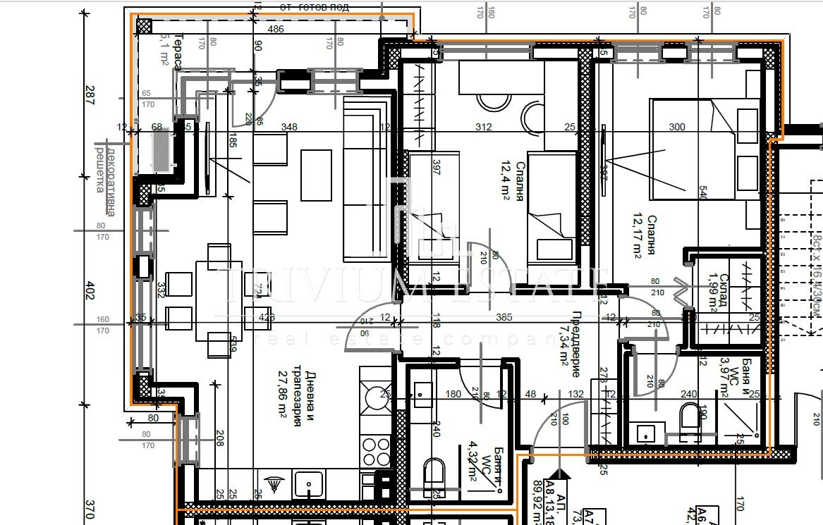 Продава 3-СТАЕН, гр. Пловдив, Остромила, снимка 2 - Апартаменти - 52610877