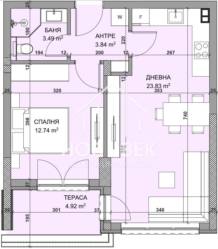 Продава  2-стаен град Варна , Владислав Варненчик 1 , 66 кв.м | 14758633 - изображение [2]