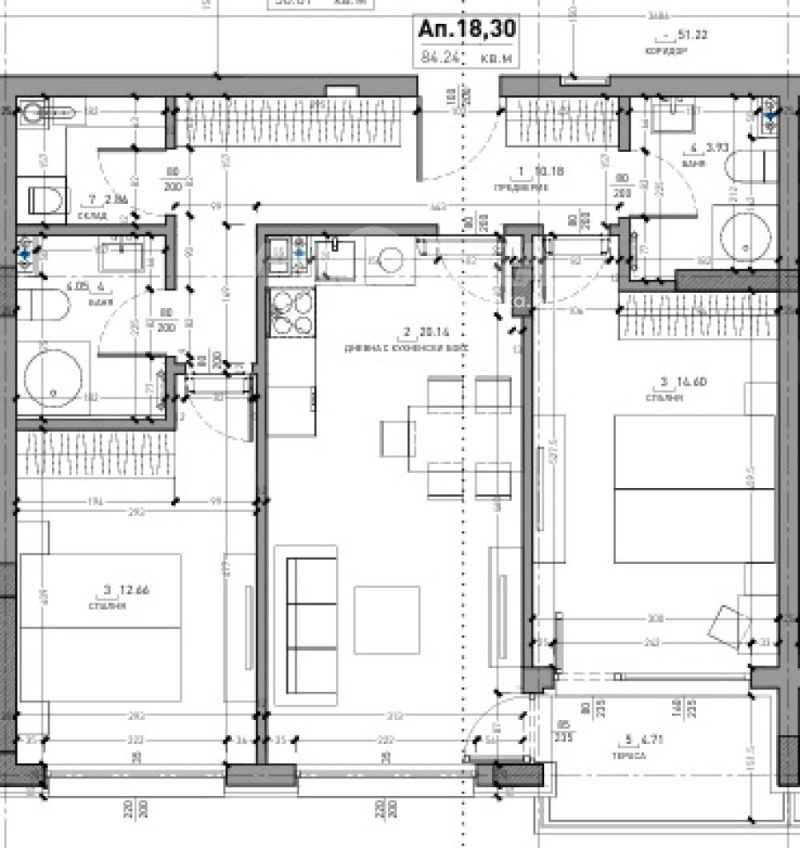 Продава 3-СТАЕН, гр. София, Малинова долина, снимка 2 - Апартаменти - 53495726