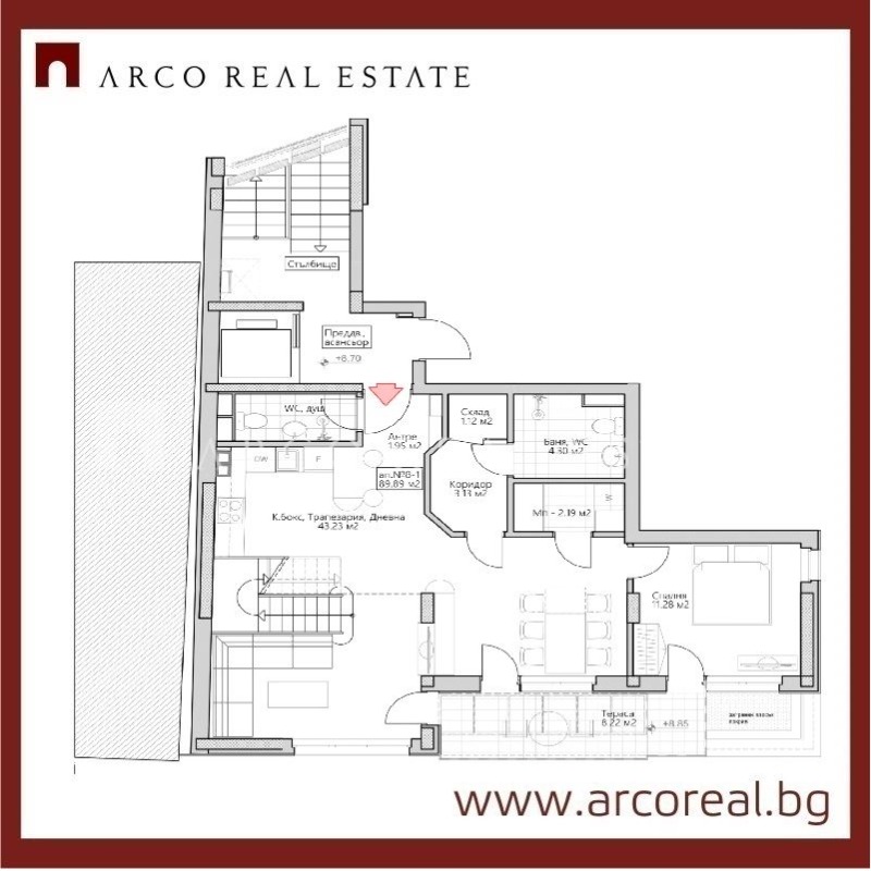 Продава МЕЗОНЕТ, гр. София, Лозенец, снимка 4 - Апартаменти - 52636335