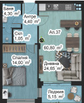 Продава 2-СТАЕН, гр. Пловдив, Младежки Хълм, снимка 2