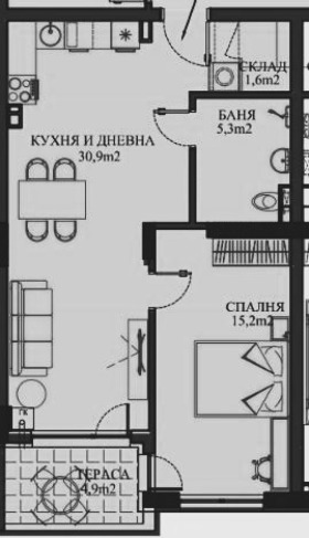 2-стаен град София, Малинова долина 6