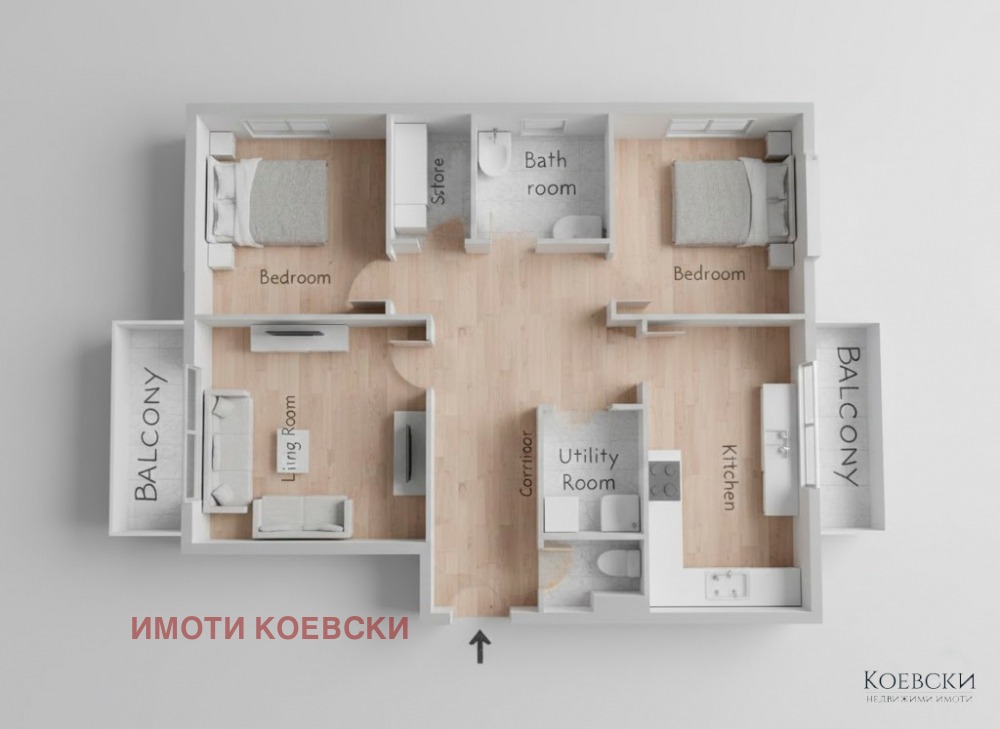 Продава 3-СТАЕН, гр. София, Красна поляна 3, снимка 3 - Апартаменти - 55623182