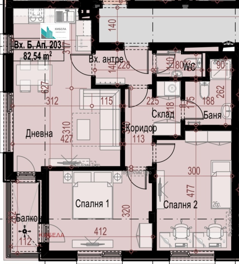 Продава 3-СТАЕН в град София, Малинова долина - 97 кв.м / 230 000 € » 449 840.90 лв., КИБЕЛА