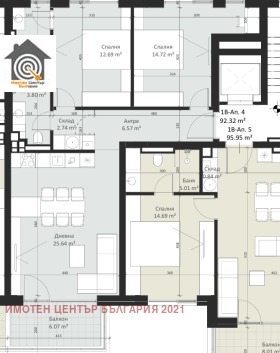 2 bedroom Malinova dolina, Sofia