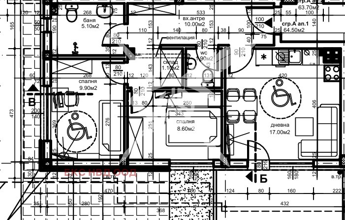 Продава 3-СТАЕН, гр. Пловдив, Христо Смирненски, снимка 1 - Aпартаменти - 49385489