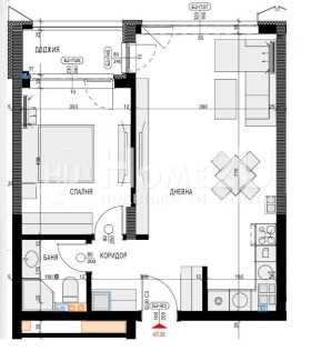 1 bedroom Bakston, Sofia 1