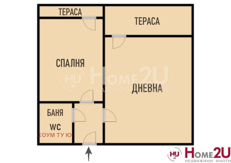 Till salu  1 sovrum Sofia , Hipodruma , 59 kvm | 28784591 - bild [7]