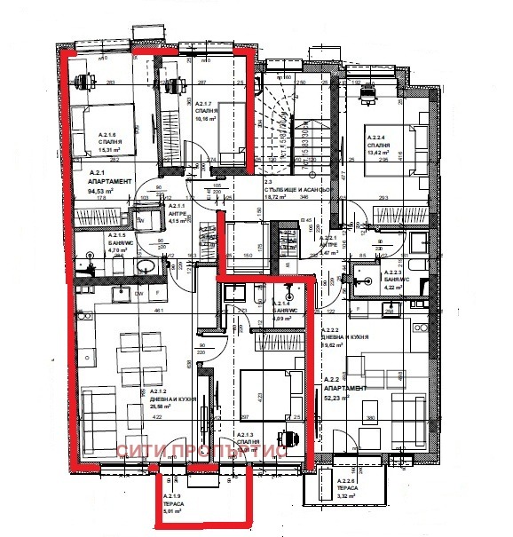 Продава МНОГОСТАЕН, гр. Благоевград, Широк център, снимка 4 - Aпартаменти - 46827770