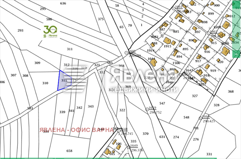 Продава ПАРЦЕЛ, гр. Варна, Виница, снимка 1 - Парцели - 48386095