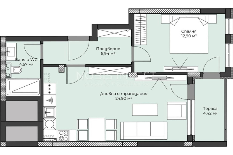 Продава 2-СТАЕН, гр. Пловдив, Христо Смирненски, снимка 11 - Aпартаменти - 48195258