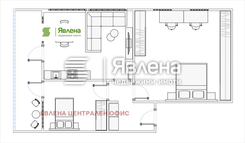 Продава 3-СТАЕН, гр. София, Малинова долина, снимка 17 - Апартаменти - 54706149