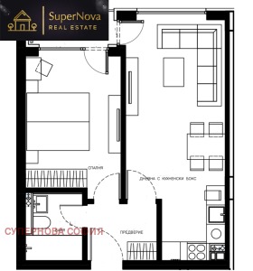 1 dormitorio Mladost 4, Sofia