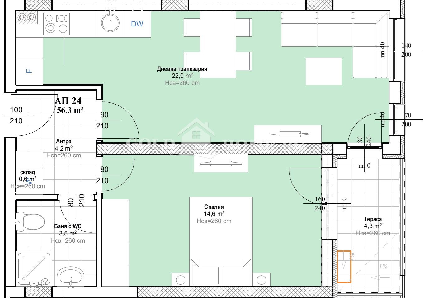 Продава 2-СТАЕН, гр. Пловдив, Христо Смирненски, снимка 2 - Апартаменти - 55739988