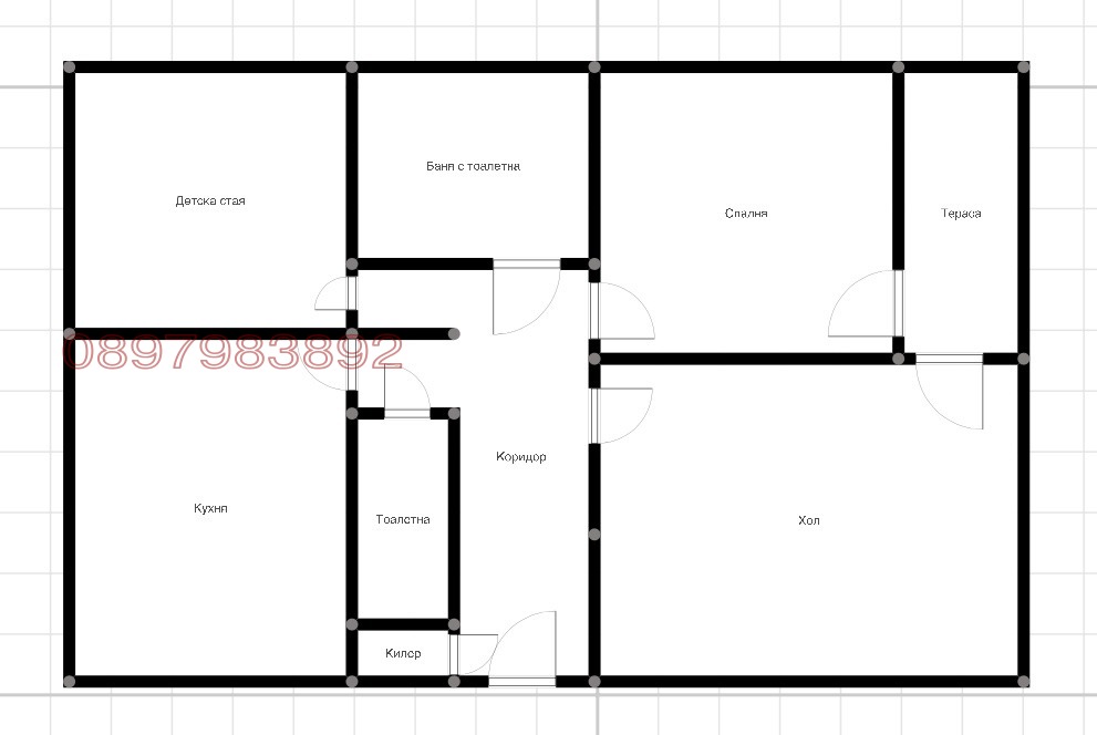 Продава 3-СТАЕН, гр. Перник, Мошино, снимка 13 - Апартаменти - 54180732