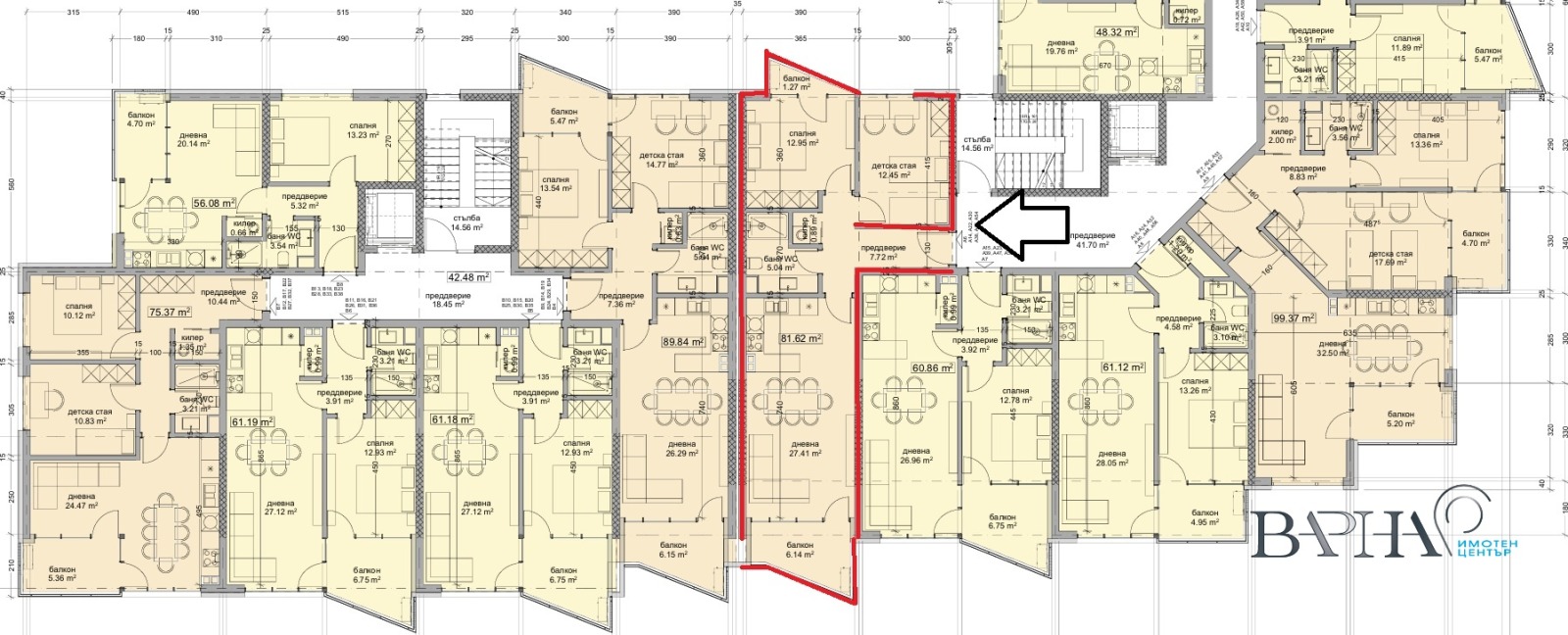 Продава 3-СТАЕН, гр. Варна, м-т Горна Трака, снимка 2 - Апартаменти - 54225776