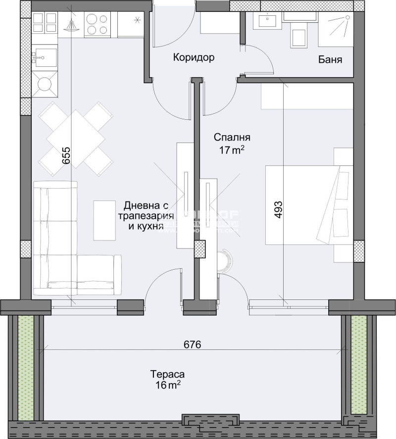 En venta  1 dormitorio Plovdiv , Karshiyaka , 89 metros cuadrados | 82087440 - imagen [7]