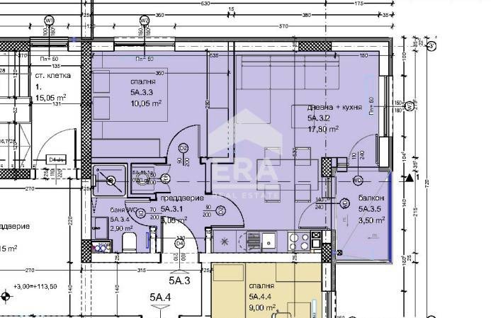 À venda  1 quarto Varna , Kaisieva gradina , 54 m² | 57690431