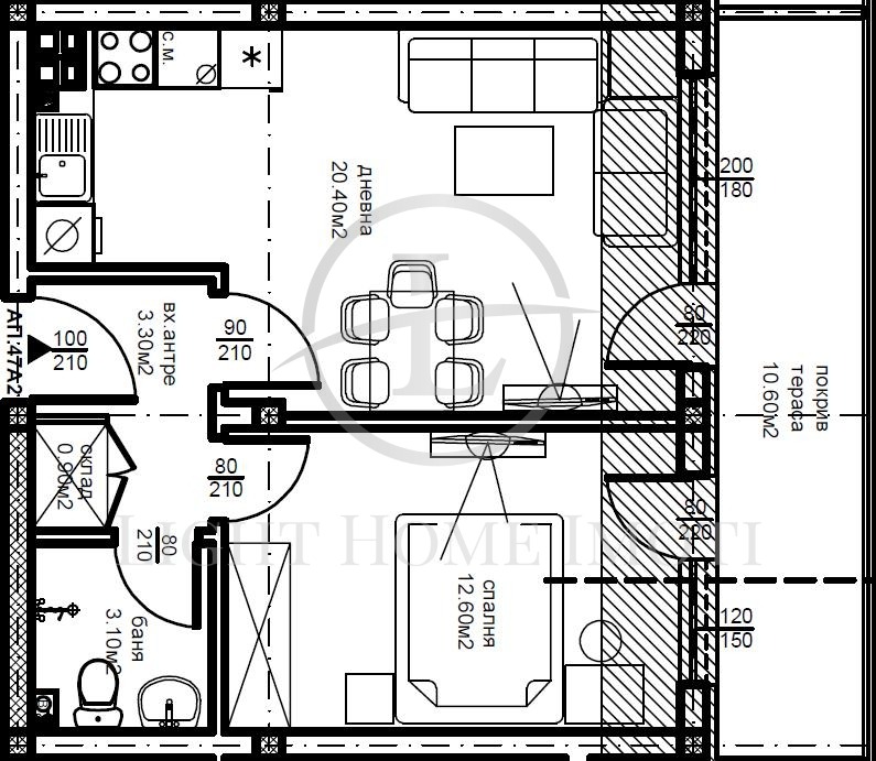 Продава 2-СТАЕН, гр. Пловдив, Южен, снимка 10 - Апартаменти - 52363992