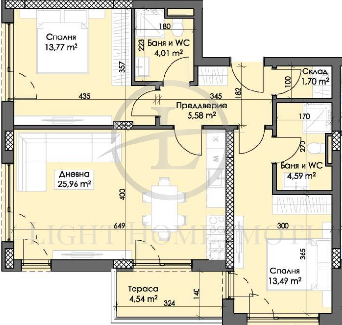 Zu verkaufen  2 Schlafzimmer Plowdiw , Trakija , 104 qm | 20586796 - Bild [5]