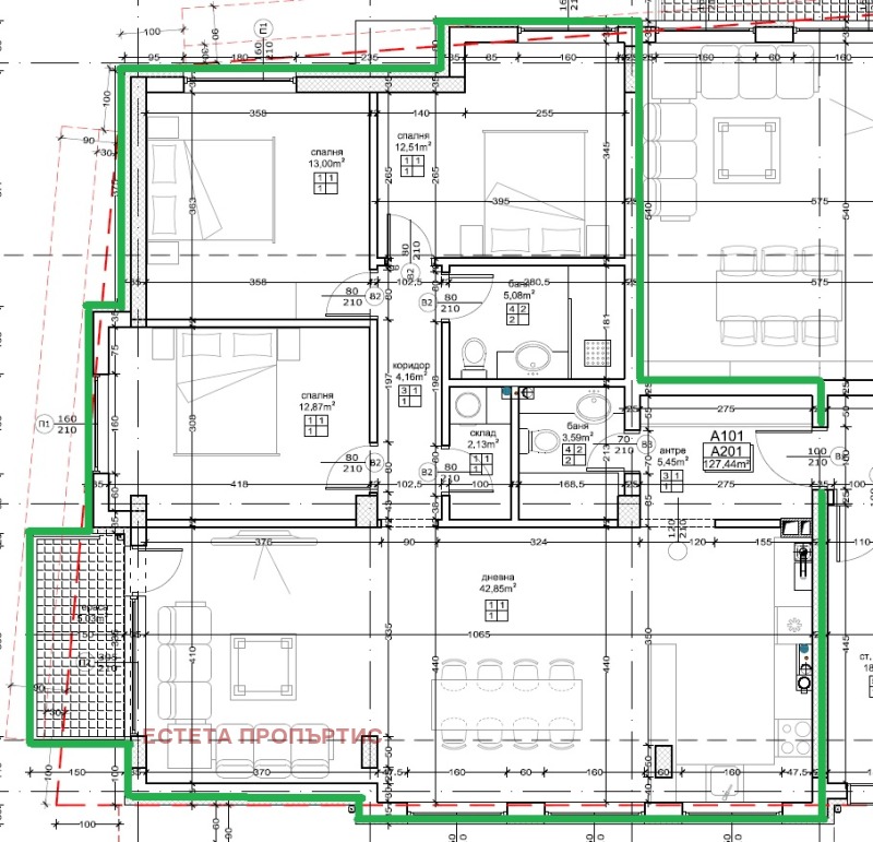 Zu verkaufen  3 Schlafzimmer Sofia , Malinowa dolina , 149 qm | 41377478 - Bild [2]
