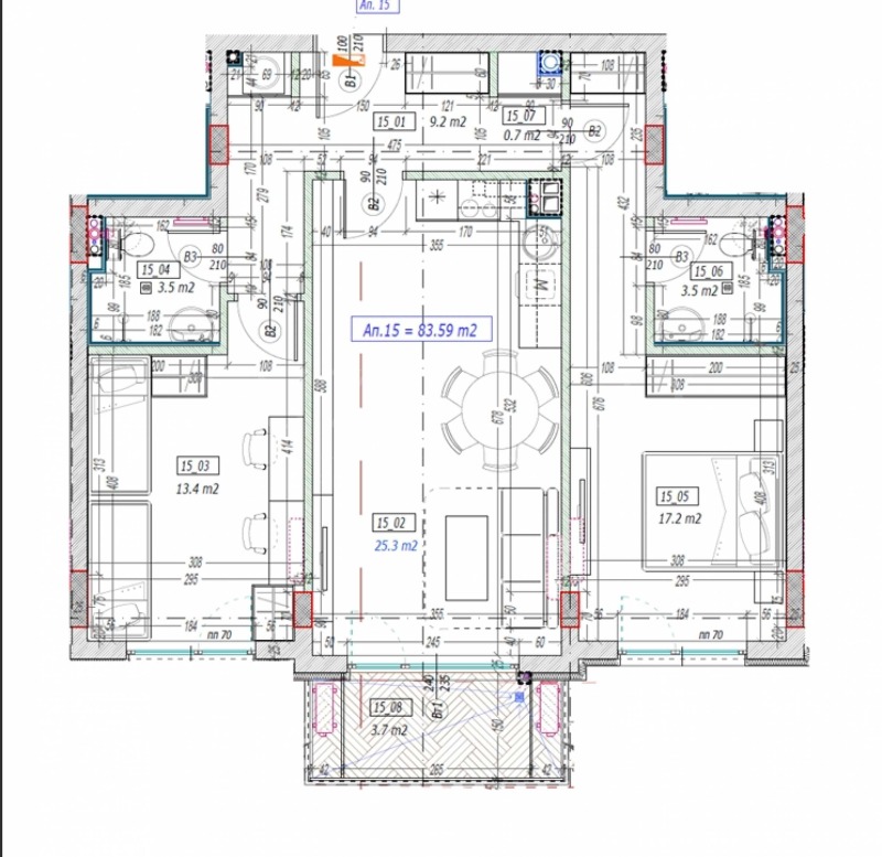 Продава 3-СТАЕН, гр. София, Малинова долина, снимка 2 - Aпартаменти - 47532016