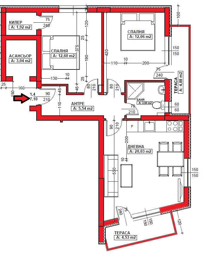 Zu verkaufen  2 Schlafzimmer Blagoewgrad , Elenowo 1 , 83 qm | 52983057 - Bild [2]