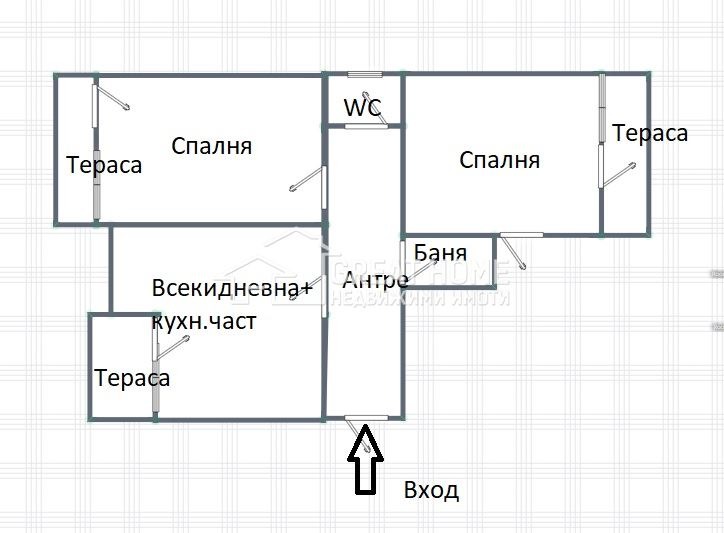 Продава 3-СТАЕН, гр. Търговище, Център, снимка 6 - Апартаменти - 53465187