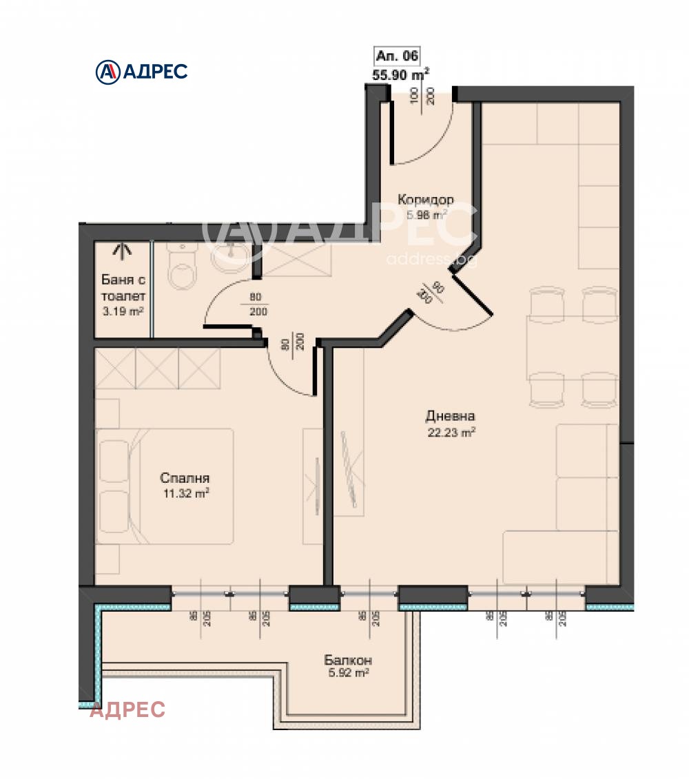 Продава 2-СТАЕН, гр. Варна, Аспарухово