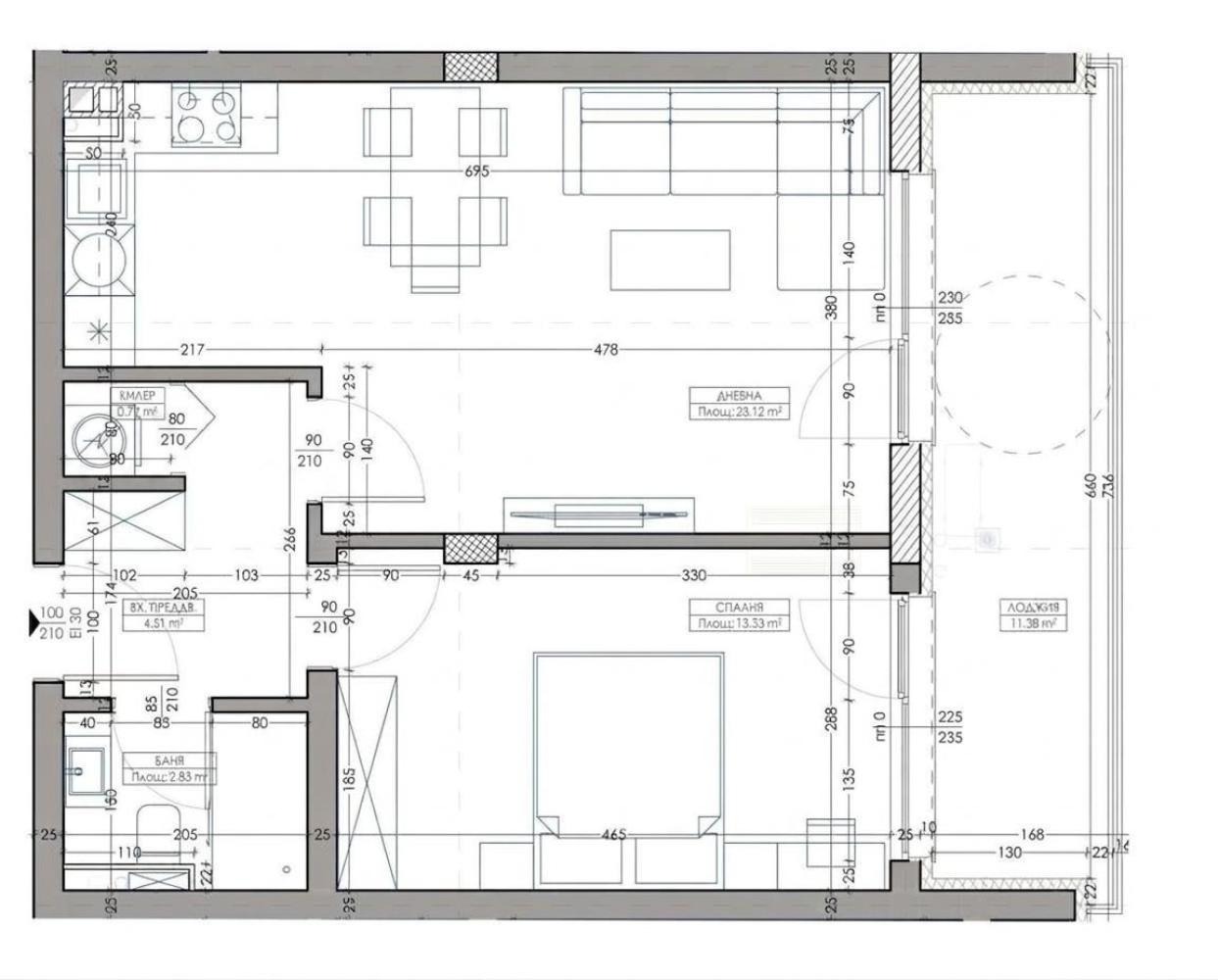 Продава 2-СТАЕН, гр. Варна, Владислав Варненчик 1, снимка 8 - Апартаменти - 54433925