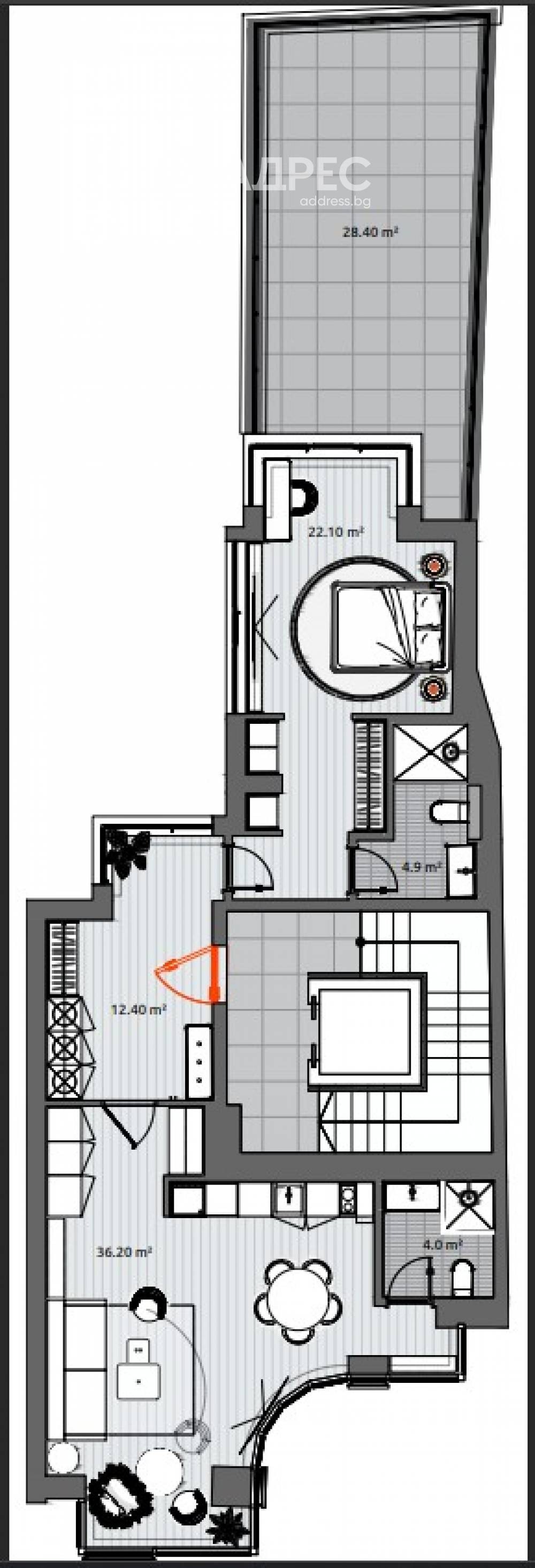 Продава 2-СТАЕН, гр. Бургас, Център, снимка 14 - Апартаменти - 55706574